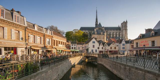 Amiens _ Place du Don dans le quartier Saint-Leu © CRTC Hauts-de-France - Stéphane Bouilland