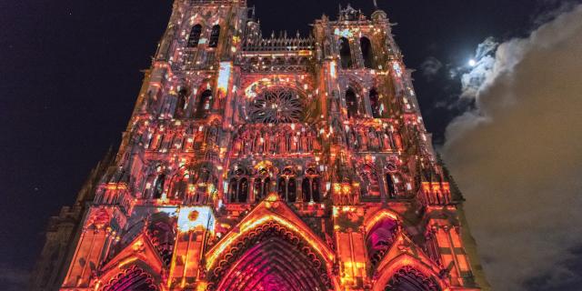 Amiens _ Cathédrale Notre Dame _ Spectacle Chroma © CRTC Hauts-de-France - Stéphane Bouilland