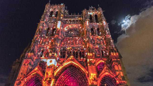 Amiens _ Cathédrale Notre Dame _ Spectacle Chroma © CRTC Hauts-de-France - Stéphane Bouilland