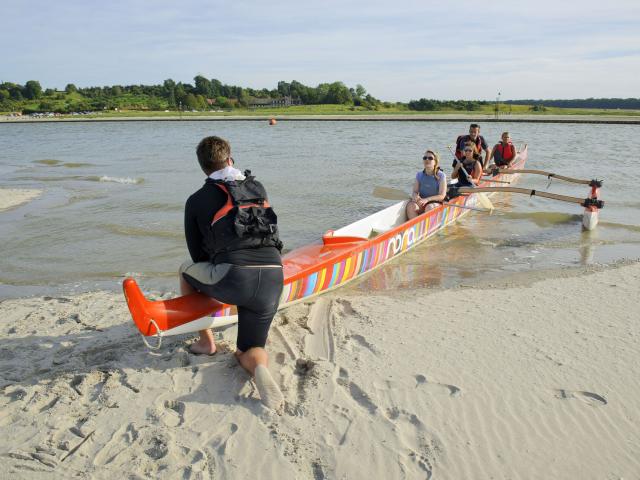 Baie de Somme_Pirogue de mer avec Mathieu Cornu ©CRTC Hauts-de-France - Vincent Colin