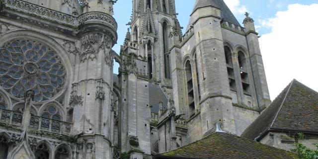 Senlis _ Cathédrale Notre-Dame _ Façade Nord © Chantilly Senlis Tourisme