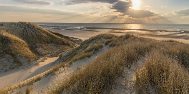 Les dunes du Marquenterre entre Fort-Mahon et la Baie d'Authie © CRTC Hauts-de-France - Stéphane Bouilland