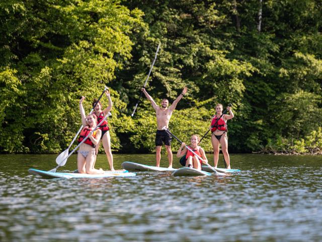 ValJoly - Paddle en famille sur le lac