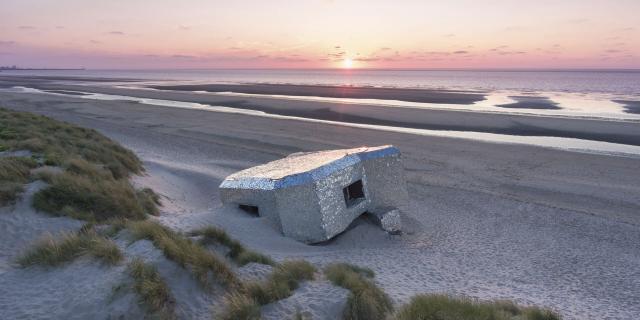 Leffrinckoucke _ Le Blockhaus Miroir © CRTC Hauts-de-France Nicolas Bryant