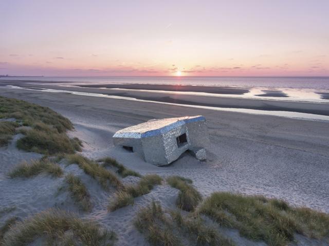 Leffrinckoucke _ Le Blockhaus Miroir © CRTC Hauts-de-France Nicolas Bryant