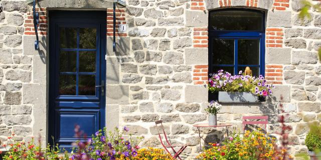 Lez-Fontaine, maison briques et pierres bleues ©CRTC Hauts-de-France - Anne-Sophie FLAMENT