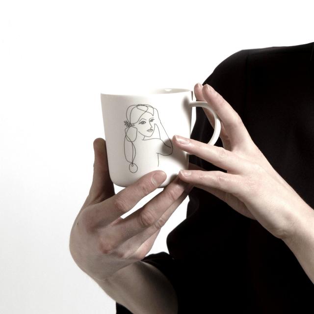 Porcelaine Sophie Masson Mug Inked© Clément Decoster