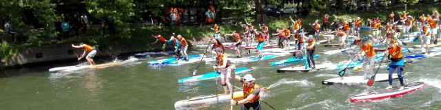 Lille, Stand Up Paddle sur la Deûle ©le Grand Huit Jb Degandt